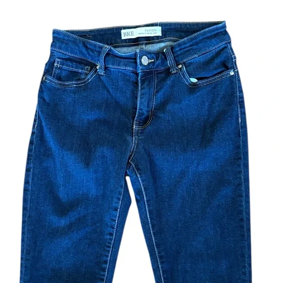 BKE Buckle Payton Midrise Skinny Blue Jeans Size 27 - Picture 2 of 8